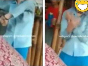 Berita viral dan trending: Seorang siswi SMA terekam cctv yang diam-diam mencuri HP di sebuah toko di Pasar Tradisional Situraja