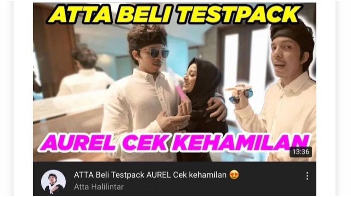 Belum Setengah Bulan Jadi Pasutri, Aurel Tes Kehamilan, Hamil? 2 Lampiran Gambar