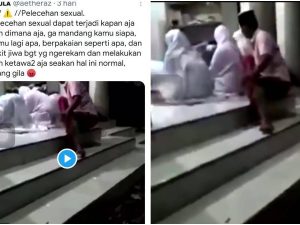 Cekricek.id - Seorang pria bejat tiba-tiba meremas pantan seorang wanita yang sedang sujud saat salat berjamaah di sebuah mushala.