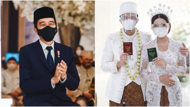 Berita selebriti dan grosip artis: Presiden Joko Widodo menjadi saksi atas pernikahan Atta Halilintar dan Aurel Hermansyah.