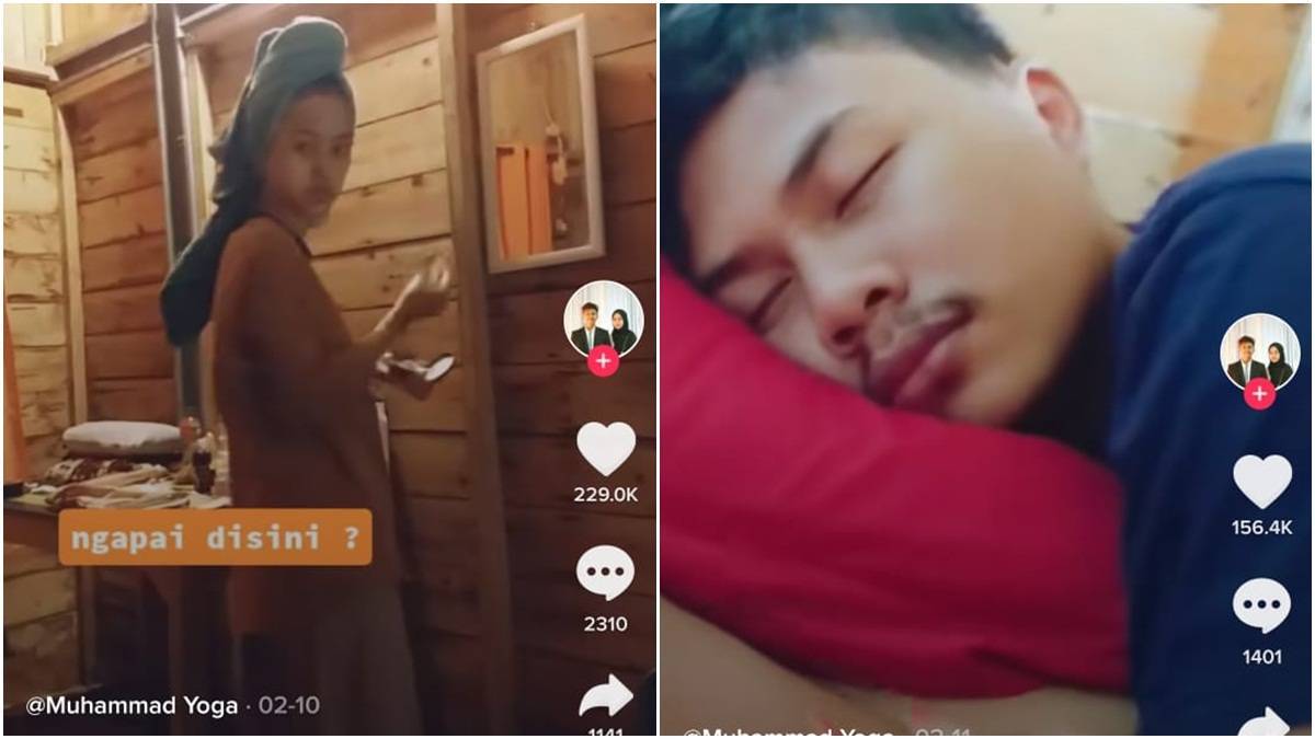 Berita viral dan trending: Pria ini lupa kalau dirinya sudah menikah dan memiliki istri hingga syok saat ada wanita lain di kamarnya.