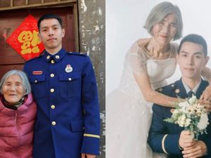Berita viral terbaru dan berita trending terbaru: seorang pemuda memberikan kejutan foto pernikahan untuk perempuan 85 tahun.