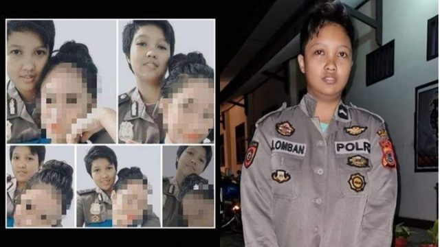 Polwan Gadungan Ini Diciduk Polisi, Usai Pamer Kemesraannya dengan Pacar Lesbinya