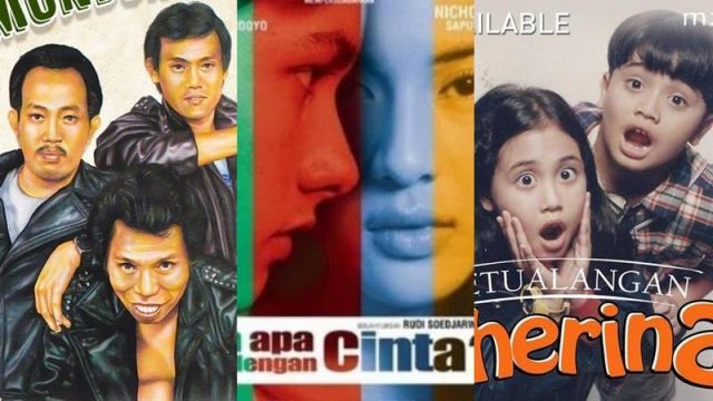 Cekricek.id - Meski sudah berusia puluhan tahun, deretan film jadul Indonesin ini tak pernah bosan hingga masih sering diputar.