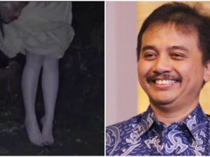 Cekricek.id - Roy Suryo dalam youtubenya membuktikan apakah kuntilanak itu kakinya menapak ke tanah atau tidak, hingga hebohkan publik.