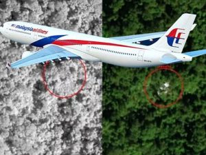 Bagian citra satelit yang diduga sebagai lokasi jatuhnya Malaysia Airlines MH370.