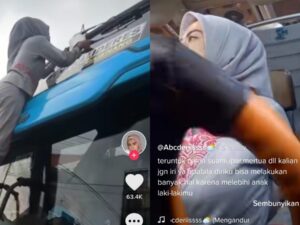terbaru, dan berita pilihan hari ini: Seorang wanita berhijab bekerja sebagai sopir bus, ia tak malu dengan profesinya tersebut.