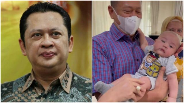 Berita artis: Rayanza Malik Ahmad, putra kedua dari pasangan Raffi Ahmad dan Nagita Slavina didoakan jadi presiden oleh Bambang Soestayo.