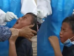 Berita terkini: Video seorang petugas Swab mengambil sampel di hidung secara paksa viral di media sosial, netizen pun dibuat mengamuk dengan sikap petugas tersebut.