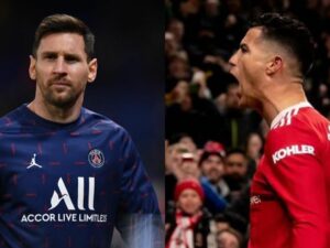 Berita bola: Media olahraga Eropa mulai mengendus rencana klub kaya raya Prancis Paris Saint Germain (PSG) untuk menduetkan dua dewa sepak bola modern Lionel Messi dan Cristiano Ronaldo.