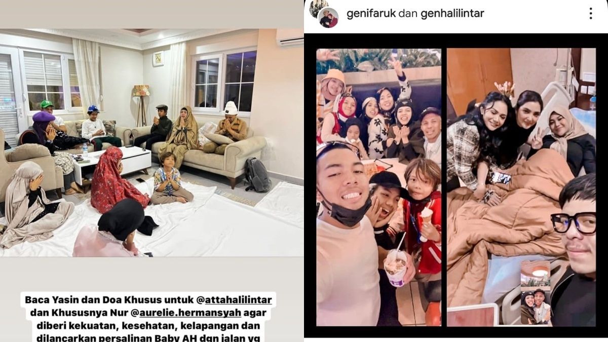 Berita Artis: Untuk persiapan Aurel Melahirkan, keluarga Halilintar ikut mendoakan Aurel Hermansyah dengan membacakan Yasin dan Doa Khusus.