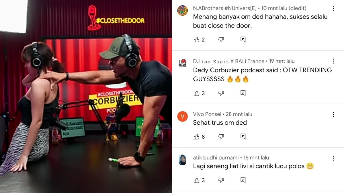 Berita Artis: Deddy Corbuzier memijit pundak seorang anak gadis kaya raya bernama Livy Renata yang masih berusia 19 tahun, netizen pun mengatakan bahwa Deddy menang banyak.