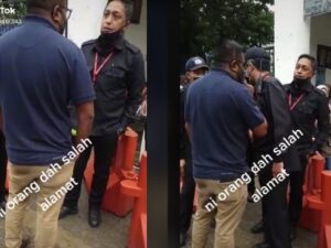 Berita terkini: Seorang satpam Indonesia yang bertugas di KBRI di Malaysia membentak-bentak warga setempat (Malaysia)