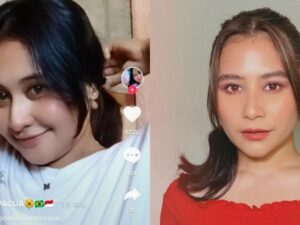 Berita artis: Viral di media sosial wanita yang memiliki wajah yang mirip Prilly Latuconsina. Warganet mengatakan wanita itu seperti kembar.