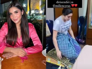 Berita artis, selebriti, dan hot gosip artis terbaru hari ini: Meski mengaku sudah menjadi wanita, Miller Cyrus tetap shalat tidak menggunakan mukenah.