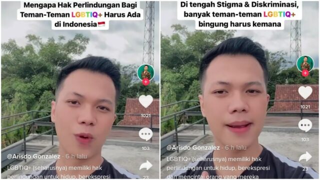 Berita terkini: pria gay ini meminta negara Indonesia memberikan hak perlindungan untuk para LGBT karena sering mendapatkan diskriminasi.