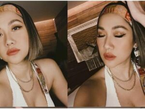 Berita artis: potret terbaru Bunga Citra Lestari yang mengenakan pengikat kepala bermotif banjir pujian dari pengguna Instagram.