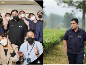 Berita terkini: Menteri BUMN, Erick Thohir mengunggah video TikTok yang memperlihatkan dirinya tengah melakukan Darari Challenge. 