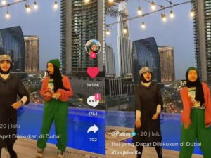 Berita artis: Fatimah Halilintar mengunggah video dance TikTok bersama ibunya saat berada di Dubai, netizen sibuk menanyakan sekolahnya.