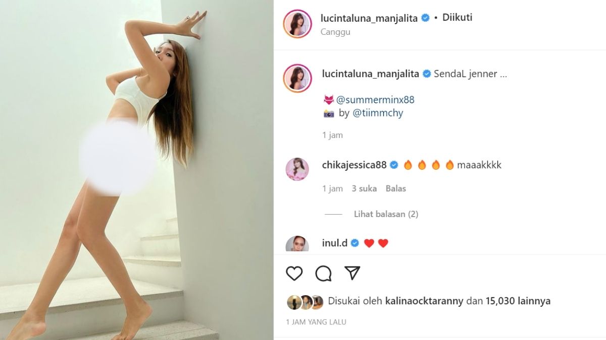 Berita artis: Lucinta Luna mengunggah foto dirinya seperti tidak bercelana, netizen pun mengingatkan foto tersebut karena dinilai terlalu seksi.