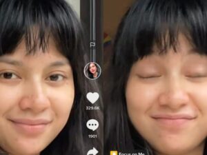 Berita artis: Indah Permatasari menguggah video dirinya yang tanpa megenakan make sedikit pun, ia pun dipuji netizen karena wajahnya cantik natural.