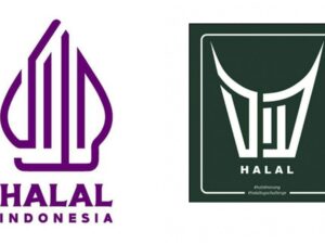 Berita terkini: label halal baru yang bentuknya menyerupai gunungan wayang dan motif surjan membuat label halal versi Minang ikut muncul.  