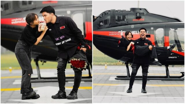 Berita artis: Thariq Halilintar memberikan kejutan manis untuk sang kekasih Fuji saat hubungan mereka diterpa isu putus.