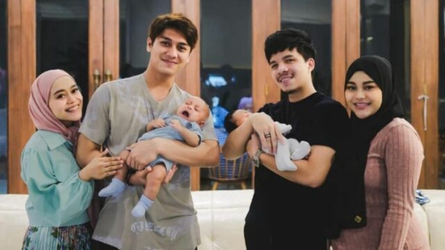 Berita artis: Baby Ameena anak dari Atta dan Aurel baru saja dikunjungi oleh baby Leslar yang merupakan anak Lesty dan Rizky Billar, Selasa 1 Maret 2022.