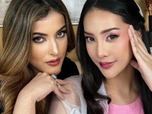 Berita artis: Unggah foto berdua, netizen nilai kecantikan Anya Geraldine kalah jauh dari selebgram Tasya Farasya.