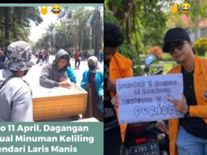 Berita terbaru: Dagangan para penjual es keliling di Kendati, Sulawesi laris manis saat bulan puasa, yang dibeli oleh mahasiswa demo.