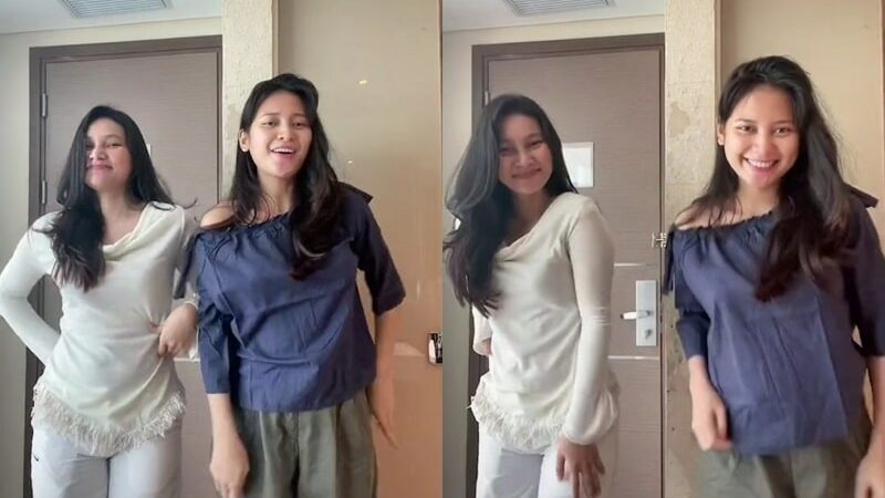 Berita artis: Indah Pertamasari dan adiknya Sinta Mutiara Bella sering disangka kembar karena kemiripan wajah mereka yang signifikan.