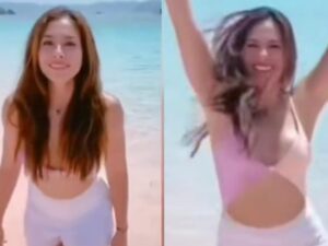 Berita artis: Wulan Guritno kembali hebohkan publik dengan penampilan dirinya yang seksi di tepi pantai, Rabu (18/5/2022).