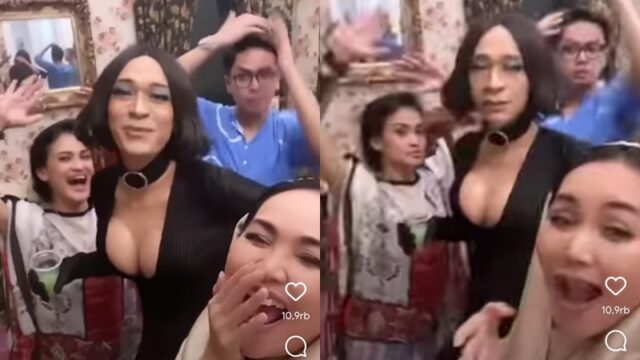 Berita artis: Aming mengunggah video baru dirinya dengan memperlihatkan dada di hari lebaran, unggahannya lantas membuat warganet terkejut.