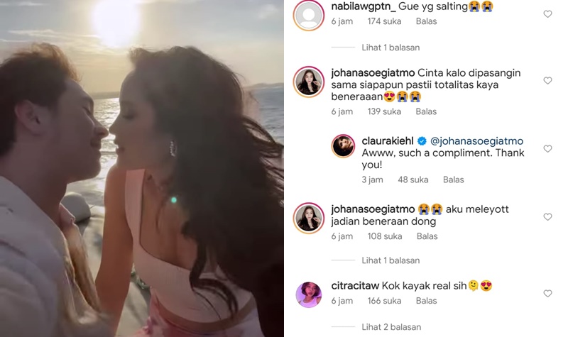 Cinta Laura Unggah Video Mesra Bareng Pria, Pacar Baru Nih? 2 Lampiran Gambar
