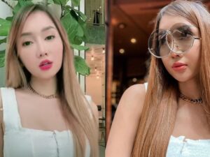 Brita artis: Lucinta Luna mengunggah potret cantik dirinya yang memakai kacamata besar anti badai, ia pun disebut mirip dengan artis Korea.