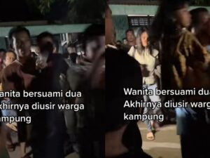 Berita terbaru: Sebuah keluarga poliandri, seorang wanita memiliki 2 suami diusir segerombolan warga dari tempat tinggalnya, disoraki banyak orang.