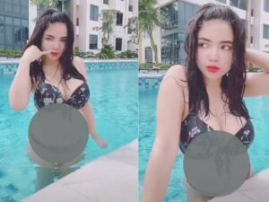 Dinar Candy belum lama ini mengunggah video seksinya yang tengah berada di kolam renang dan langsung menuai perhatian warganet, Jumat (24/6/2022).