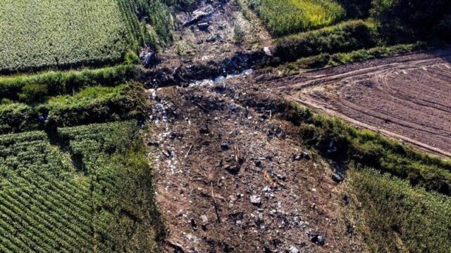 Pesawat Antonov An-12 Ukraina mengalami kecelakaan tragis di daerah Yunani Utara menyebabkan jatuhnya korban jiwa