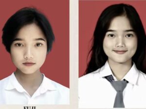 Fuji mengunggah video perbedaan dirinya sewaktu berambut panjang dengan berambut pendek semasa sekolah, mana yang lebih cantik?