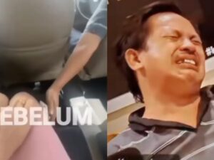 Seorang sopir taxi online harus berurusan dengan pihak kepolisian usah melakukan pelecehan pada seorang wanita cantik yang memakain rok mini.