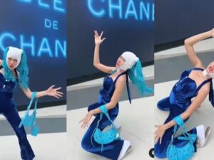 Lucinta Luna asik berjoget padahal wajah masih dipenuhi perban hingga hampi kayang, malah buat banyak netizen merasa ngilu.