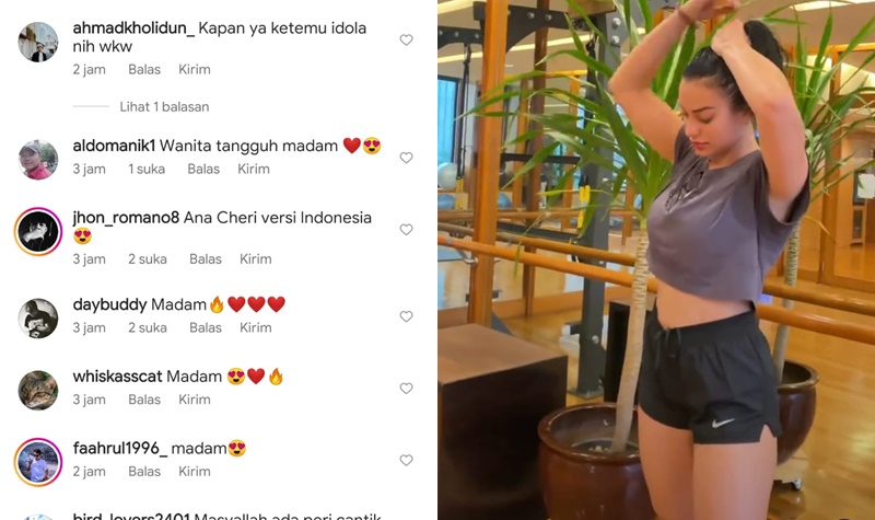 Selebgram cantik Nora Alexandra belum lama ini mengunggah video di laman instagram pribadinya yang disebut mirip dengan Ana Cheri, model majalah playboy Amerika.