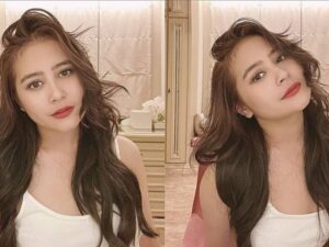 Prilly Latuconsina unggah sebuah kolase foto, malah disebut mirip dengan Aurel Hermansyah oleh netizen. Tetapi tetap terlihat cantik.