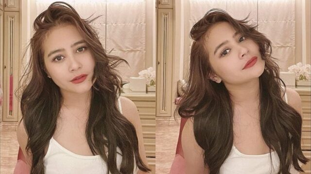 Prilly Latuconsina unggah sebuah kolase foto, malah disebut mirip dengan Aurel Hermansyah oleh netizen. Tetapi tetap terlihat cantik.
