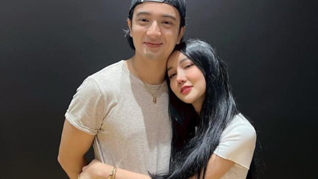 Lucinta Luna berpose mesra dengan merangkul Bryan Domani membuat Bryan Domani terangsang dan membuat