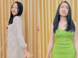 Lucinta Luna disebut makin gemoy lantaran berjoget Tiktok dengan transisi mengenakan baju yang berbeda yang memperlihatkan bodynya yang aduhai.