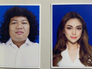 Marshel Widianto kejutkan publik dengan unggahan postingan fotonya bersama dengan Celine Evangelista yang memakai latar biru, Senin (29/82022).