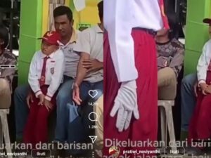 Seorang anak SD mendapat perlakuan yang diskriminatif di sekolahnya karena seragam putihnya sudah lusuh, kini netizen kumpulkan donasi.