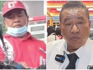 Terlihat seorang bapak yang bekerja di pom bensin mirip dengan Hotman Paris, lantas Hotman Paris mengajak sang Bapak untuk bertemu.
