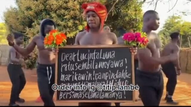 Lucinta Luna diajak kawin oleh sembilan orang pria berbadan kekar dan berkulit gelap dan pindah ke Gunung Himalaya.
